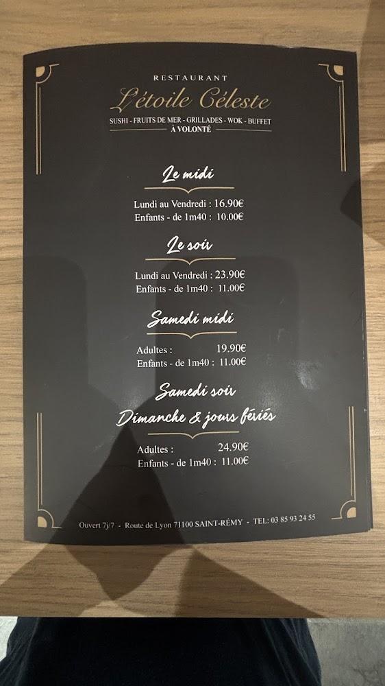 L'étoile Céleste - Menu Image 2